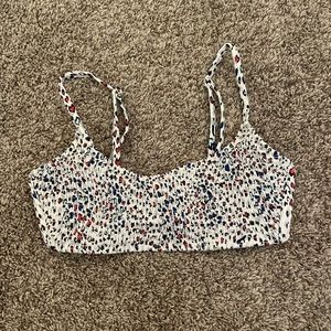 Cheetah Print Swimsuit Top